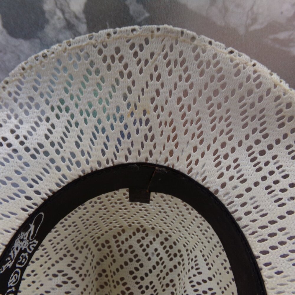 Rodeo Cowboy Cowgirl Hat Vaquero Riding 6 1/4 USA 54 Boy Girl 21'' Mexico White - Picture 8 of 14